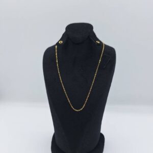 زنجیر طلا 18 عیار 0.65 گرمی لوکس سبک