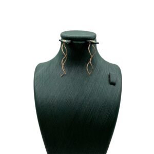گوشواره کرلی ماهلین 0.980 گرم